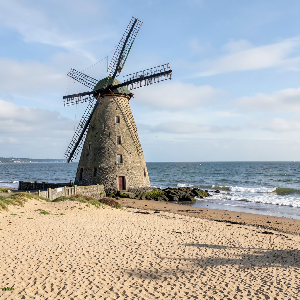 Lytham St Annes: Sandy beaches and windmill between Manchester and Liverpool